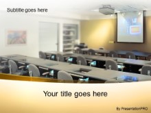 PowerPoint Templates - Training Room Orange